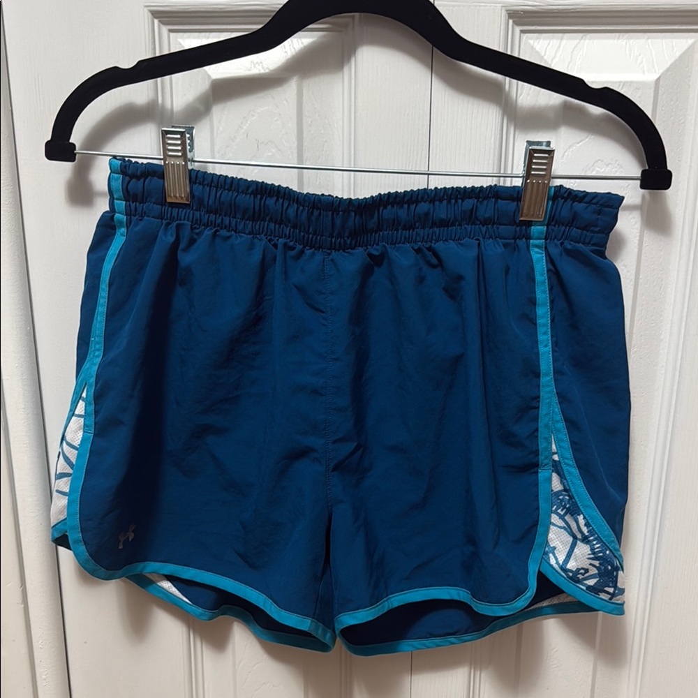 Women's Blue Athletic Shorts